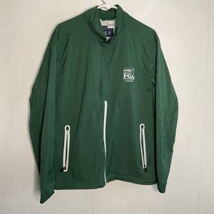 POLO GOLF RALPH LAUREN Women's M Green Windbreaker Jacket PGA